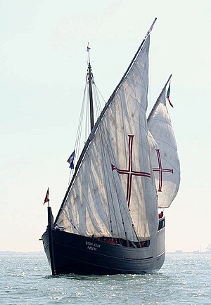 a large ship in a body of water